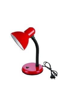 Mobgift Spiralli Retro Öğrenci Çalışma Masa Lambası Kırmızı Mobgift Spiralli Retro Öğrenci Çalışma Masa Lambası Kırmızı