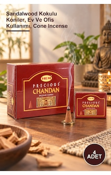4 Adet Precious Chandan Aromalı Konik Tütsü Sandalwood Kokulu Koniler, Ev Ve Ofis Kullanımı, Cone Incense 1 4 Adet Precious Chandan Aromalı Konik Tütsü Sandalwood Kokulu Koniler, Ev Ve Ofis Kullanımı, Cone Incense 1