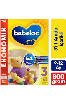 Bebelac 3 Bebek Devam Sütü 800 G
