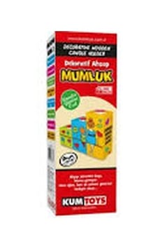 Kumtoys Dekoratif Ahşap Mumluk-Km-5437