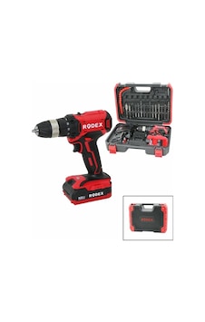Rodex RDX-3375A 4741 Şarjlı Çift Batarya 17 PCS Uçlu Matkap Rodex RDX-3375A 4741 Şarjlı Çift Batarya 17 PCS Uçlu Matkap
