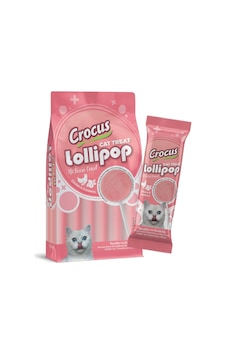 Crocus Tavuklu Ve Kızılcıklı Kedi Lolipop 10 Lu Paket 10x1,4 Gr