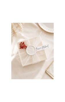 Kişiye Özel Lotus Mum Hediyeliği Mum Mühürlü Şeffaf Kutu Söz, Nişan, Nikah Ve Düğün Hediyeliği 10adet - 904693054 Diğer