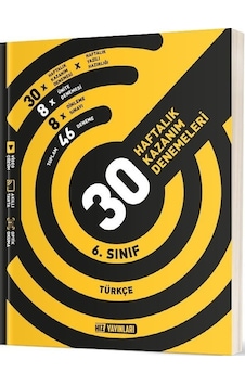 Hız Yayınları 2025 6. Sınıf Türkçe 36 Haftalık Deneme Deneme Hız Yayınları 2025 6. Sınıf Türkçe 36 Haftalık Deneme Deneme