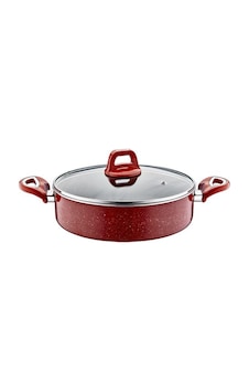 Kahramanlar Kiremit Teflon Basık Tencere 28 cm Kahramanlar Kiremit Teflon Basık Tencere 28 cm