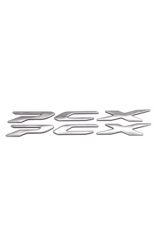 Gear5 Sele Altı Metal Yazı Seti Gri - Honda Pcx Gear5 Sele Altı Metal Yazı Seti Gri - Honda Pcx