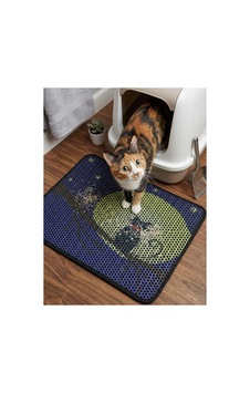 Kedi Desenli Tuvalet Önü Paspası 60x45 Çok Renkli - 580275629 Çok Renkli - 580275629