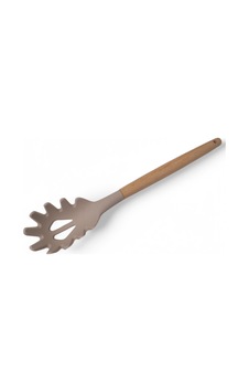 Bambu Saplı Silikon Makarna Servis Kaşığı Isıya Dayanıklı, Yapışmaz, 3 Renk Seçenekli, 27cm Uzun Saplı Makarna Kaşığı Bej Sku: Mırstkdcfcdfe12c