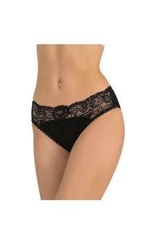 Fabony Kadın Dantelli Bikini Külot Siyah