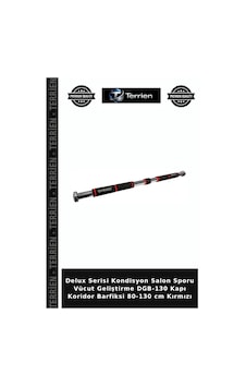 Delux Serisi Kondisyon Salon Sporu Vücut Geliştirme Dgb-130 Kapı Koridor Barfiksi 80-130 Cm Kırmızı Delux Serisi Kondisyon Salon Sporu Vücut Geliştirme Dgb-130 Kapı Koridor Barfiksi 80-130 Cm Kırmızı