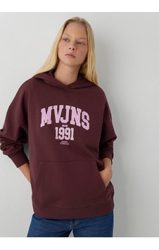 Mavi Logo Sweatshırt Decadent Chocolate Bordo Kadın Sweatshirt M1s20141-70421 Mavi Logo Sweatshırt Decadent Chocolate Bordo Kadın Sweatshirt M1s20141-70421