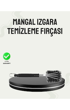 Paslanmaz Çelik Telli Mangal Temizlik Fırçası Gri Paslanmaz Çelik Telli Mangal Temizlik Fırçası Gri