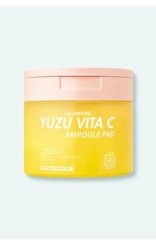Lalarecipe Yuja, Glutatyon ve Niacinamide İçeren Tonikli Ped Lala Recipe Yuzu Vita C Ampoule Pad Lalarecipe Yuja, Glutatyon ve Niacinamide İçeren Tonikli Ped Lala Recipe Yuzu Vita C Ampoule Pad