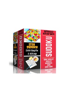 Spiralli Sudoku Kitap Seti 1728 Süper Sudoku Spiralli Sudoku Kitap Seti 1728 Süper Sudoku