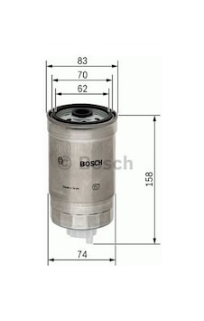 BOSCH 1457434329 MAZOT FİLTRESİ PASSAT / A4 A6 1.9 TDI BOSCH 1457434329 MAZOT FİLTRESİ PASSAT / A4 A6 1.9 TDI