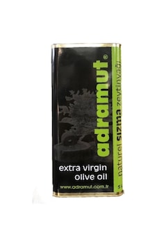 Adramut Naturel Sızma Zeytinyağı Teneke 5 L Adramut Naturel Sızma Zeytinyağı Teneke 5 L