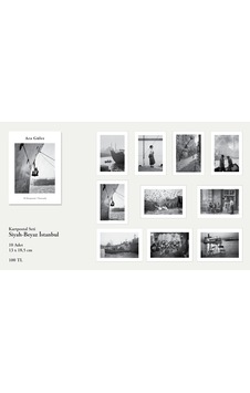 İstanbul - Siyah Beyaz Kartpostal Seti (10'lu) İstanbul - Siyah Beyaz Kartpostal Seti (10'lu)