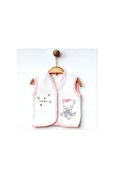 Ekebaby Cute Star Lüks Kapitone Yelek 44116 Beyaz