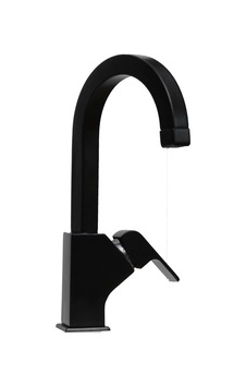 Kuğu Eviye Lavabo Bataryası Lüx Pirinç Siyah Kuğu Eviye Lavabo Bataryası Lüx Pirinç Siyah
