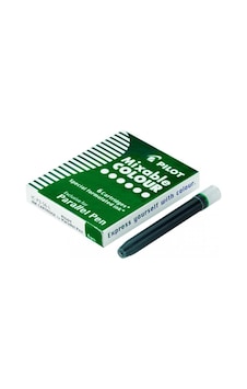 Pilot Parallel Pen Mürekkep Kartuş - Renk : Yeşil 6 Ad Pilot Parallel Pen Mürekkep Kartuş - Renk : Yeşil 6 Ad