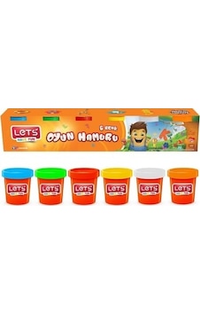 Let's 6 Renk Oyun Hamuru 690gr L8450 Let's 6 Renk Oyun Hamuru 690gr L8450