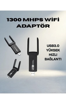 Taşınabilir Ac1200 Usb Wifi Adaptör - Hızlı İnternet Çözümü Taşınabilir Ac1200 Usb Wifi Adaptör - Hızlı İnternet Çözümü