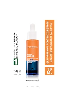 Yves Rocher Glow Energie Işıltı Veren Gece Bakım Yağı Botanik Kompleks 30 Ml
