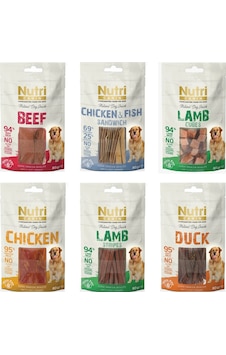 Nutri Canin 6 Çeşit Karma Fileto Köpek Ödülü 80 G X 6 Adet Nutri Canin 6 Çeşit Karma Fileto Köpek Ödülü 80 G X 6 Adet