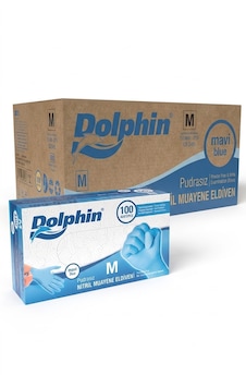 Şeylişeyler - Dolphin Mavi Nitril Eldiven M Beden Pudrasız 100 Lü 20 Kutu Şeylişeyler - Dolphin Mavi Nitril Eldiven M Beden Pudrasız 100 Lü 20 Kutu