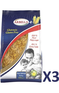 Arbella Glutensiz Arpa Şehriye 3 x 400 G Arbella Glutensiz Arpa Şehriye 3 x 400 G