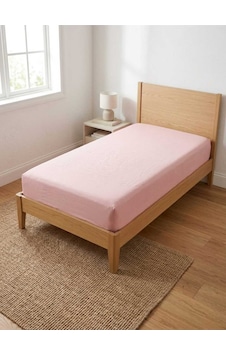 Pembe Renkli Tek Kişlik Çarşaf