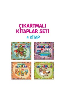 Çıkartmalı Kitaplar Seti - 4 Kitap Takım- Pal Sokağı