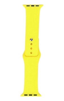 Zore Watch 38mm Band Serisi Klasik Kordon Silikon Strap Kayış-sarı Zore Watch 38mm Band Serisi Klasik Kordon Silikon Strap Kayış-sarı