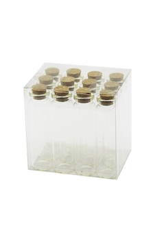 Yakut-11557 Cam Şişe 20ml Boş Tüp Dekoratif Çok Amaçlı Mantar Kapaklı - 12'li Paket Metal Yakut-11557 Cam Şişe 20ml Boş Tüp Dekoratif Çok Amaçlı Mantar Kapaklı - 12'li Paket Metal