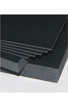 10 Adet Siyah Maket Kartonu 3 Mm Kalınlık 50X70