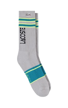 Lacoste Unisex Baskılı Uzun Çorap Gri Lacoste Unisex Baskılı Uzun Çorap Gri