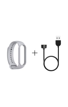 Xiaomi Mi Band 6 Şarj Aleti + Mi Band 6 Kordon Yüksek Kalite 2'li Set Gri-c7409 Xiaomi Mi Band 6 Şarj Aleti + Mi Band 6 Kordon Yüksek Kalite 2'li Set Gri-c7409