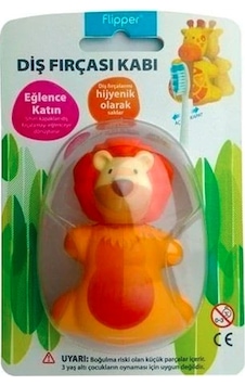 Flipper Aslan Hijyenik Diş Fırçası Kabı Flipper Aslan Hijyenik Diş Fırçası Kabı