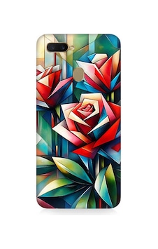 Oppo Reno Ax7 Uyumlu Soyut Origami Gül Deseni Desenli Silikon Kılıf Çok Renkli Oppo Reno Ax7 Uyumlu Soyut Origami Gül Deseni Desenli Silikon Kılıf Çok Renkli