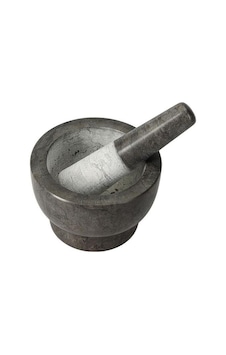 Porland Marble Kahverengi Mermer Havan 13 Cm