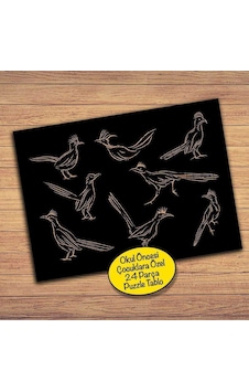 Siyah Zeminde Kuş Figürü Çocuklara Özel Puzzle Yapboz Tablo-256pz Siyah Zeminde Kuş Figürü Çocuklara Özel Puzzle Yapboz Tablo-256pz