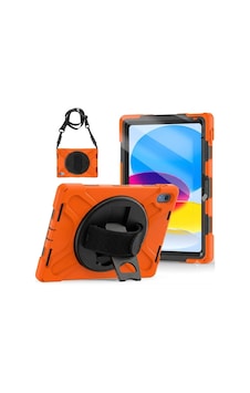 Apple Ipad 10. Nesilıpad A16 11.nesil 2025 / 10. Nesil 10.9 Uyumlu Tank Tablet Kılıfı Askılı Defender Yüksek Koruma Turuncu Apple Ipad 10. Nesilıpad A16 11.nesil 2025 / 10. Nesil 10.9 Uyumlu Tank Tablet Kılıfı Askılı Defender Yüksek Koruma Turuncu