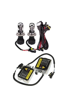 H4 8000k Xenon Ampul 2 Adet + Tesisat Kablosu+2 Adet Ballast