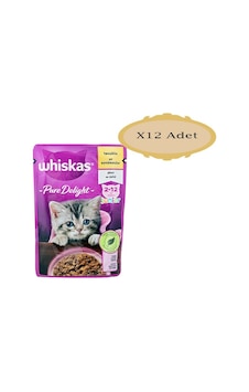 Whiskas Pouch Pure Delight Tavuklu Yavru Kedi Mama 85 G Whiskas Pouch Pure Delight Tavuklu Yavru Kedi Mama 85 G