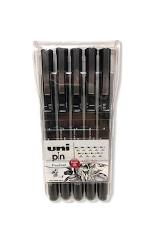 Unı-Ball Pın-200/5P Fıne Lıne Akrılık Uclu Kalem 5 Li Unı-Ball Pın-200/5P Fıne Lıne Akrılık Uclu Kalem 5 Li