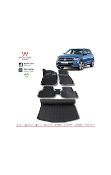 Vw T Cross Paspas Bagaj Havuzu Set 2022 Sonrası 3D Ultraflex Vw T Cross Paspas Bagaj Havuzu Set 2022 Sonrası 3D Ultraflex