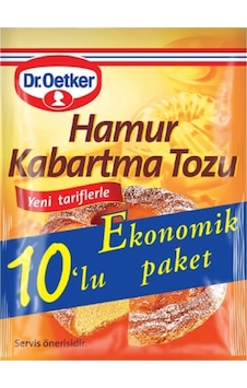 Dr Oetker Hamur Kabartma Tozu 10'lu Dr Oetker Hamur Kabartma Tozu 10'lu