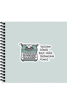 16 15 50yp.çiz.spr.s.kap. Stickerli Def. Yazsan Gönül Razı Değil Yazmasam Olmaz Renkli 16 15 50yp.çiz.spr.s.kap. Stickerli Def. Yazsan Gönül Razı Değil Yazmasam Olmaz Renkli