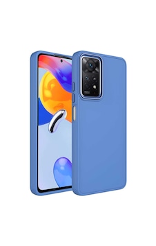 Xiaomi Redmi Note 11s Global Kılıf Metal Çerçeve Ve Buton Tasarımlı Silikon Zore Luna Kapak Lavendery Gray Xiaomi Redmi Note 11s Global Kılıf Metal Çerçeve Ve Buton Tasarımlı Silikon Zore Luna Kapak Lavendery Gray