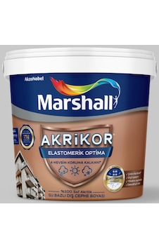 Marshall Akrikor Elastomerik Optima Dış Cephe Boyası Gelin Teli 2,5l 2.5 L Marshall Akrikor Elastomerik Optima Dış Cephe Boyası Gelin Teli 2,5l 2.5 L
